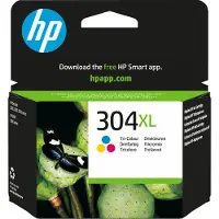 HP 304XL-mustekasetti, 7 ml, kolmivärinen
