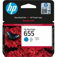 HP 655 Ink Advantage -mustekasetti, cyan