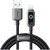 JOYROOM S-A55 StarFlight 3A USB-A - Lightning cable 1.2m - black