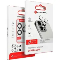 Forcell Kameran objektiivin suoja - FORCELL - Galaxy S24/S25 - Karkaistu lasi - Alumiinikehys - Ultra-kestävä