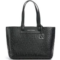 Armani Exchange for woman. XW001481AF15774UC001 SHOPPING BAG (OSFA), Black, Polyester
