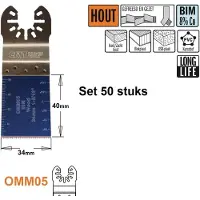 Cmt Upotussahanterä OMM05-X50 ExtraLong Life; 34 mm; 50 kpl.