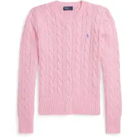 Ralph Lauren for woman. 211971868010 Pink cotton cardigan in eights knitted fabric (M), Casual