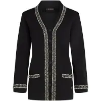 Karl Lagerfeld Neuleliivi musta / villanvalkoinen
