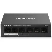 Mercusys MS106LP - 6-porttinen 10/100 Mbps hallittava kytkin 4 PoE-portilla, Musta