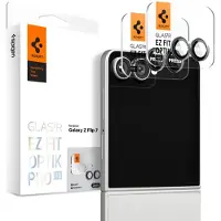 Spigen Samsung Galaxy Z Flip7/Z Flip8 Glas.tR Ez Fit Optik Pro Kameralinssin Panssarilasi - 2 Kpl. - Musta