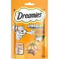 Dreamies 4x165g Shakeups Multivitamins siipikarja-piknik kissanherkku
