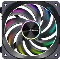 Seasonic MagFlow ARGB MAGFLOW-ARGB-1 120 mm PWM -kotelotuuletin, musta, 1 kpl