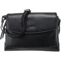 PICARD Really Crossbody-laukku Nahka 24 cm Musta