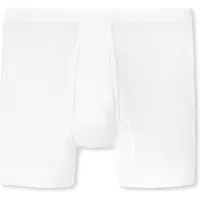 Schiesser Short Underpants With Fly, Fine Rib, White - Original Fine Rib - White - XL