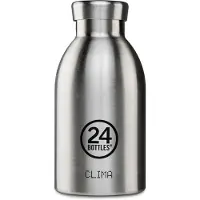 24Bottles Clima Bottle - Silver - 330 ml