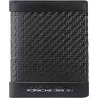 Porsche Design Carbon luottokortin haltija RFID nahka 7,5 cm Musta