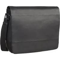 Leonhard heyden Hamburg Messenger-laukku Nahka 38 cm Kannettavan tietokoneen taskun syvyys Musta