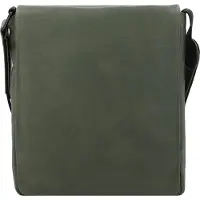Leonhard heyden Den Haag Crossbody-laukku Nahka 23 cm Oliivinvihreä