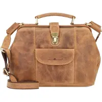 Greenburry Vintage Käsilaukku Nahka 31 cm Ruskea