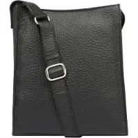 VOi Hirsch Flora Crossbody-laukku Nahka 24 cm Musta