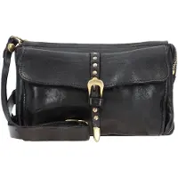 Campomaggi Crossbody-laukku Nahka 21 cm Musta