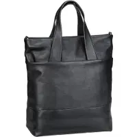 Leonhard heyden Hamburg Käsilaukku Nahka 32 cm Musta
