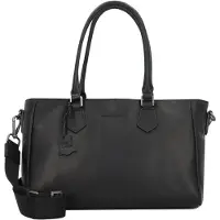 Greenburry Pure Black Käsilaukku Nahka 33 cm Musta