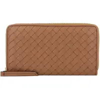 Abro Piuma Lompakko Nahka 19 cm Ruskea