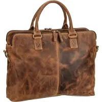 Greenburry Vintage Shopper-laukku Nahka 40 cm Ruskea