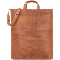 Harold's Paperbag Shopperit Nahka 33 cm Ruskea