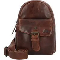 Greenburry Rugged Crossbody-laukku Nahka 17 cm Ruskea