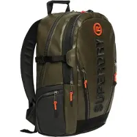 Superdry for woman. W9110391A Canvas backpack with green embroidery (OSFA), Casual, Polyester