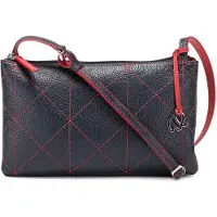 Mywalit Crossbody-laukku Nahka 25 cm Sininen