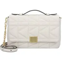 Karl Lagerfeld Kuilt Käsilaukku Nahka 27 cm Valkoinen