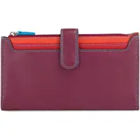 Mywalit Continental Lompakko Nahka 20 cm Punainen