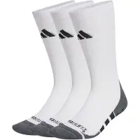 Adidas Urheilusukat 'Performance Grip CLIMACOOL Cushioned Crew 3 Pairs' harmaa / musta / valkoinen
