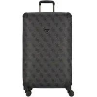 GUESS Berta 4-pyöräinen vetolaukku 77 cm Laajennettava Musta