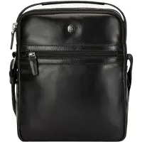Jekyll & Hide Oxford Käsilaukku Nahka 22 cm Musta