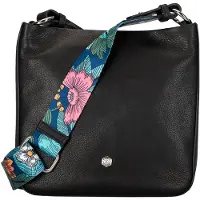 Jekyll & Hide Geneva Crossbody-laukku Nahka 21 cm Musta