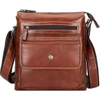 Jekyll & Hide Oxford Crossbody-laukku Nahka 29 cm Ruskea