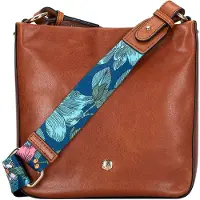 Jekyll & Hide Geneva Crossbody-laukku Nahka 21 cm Ruskea