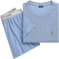 Ralph Lauren Oxford- pyjamapaita ja -shortsit