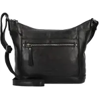Greenburry Colombiana Crossbody-laukku Nahka 27 cm Musta
