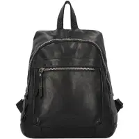 Greenburry Colombiana Kaupunkireppu Nahka 38 cm Musta