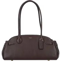 Coach Glazed Leather Empire Carryall 34 - Brown - ONE SIZE