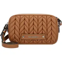 Karl Lagerfeld Weave Crossbody-laukku 22 cm Ruskea