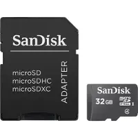 SanDisk microSDHC 32GB W microSD Adp SD (SDSDQB-032G-B35)
