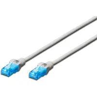 Digitus CAT 5E U-UTP PATCH CORD, PVC AWG 26/7, LENGTH 5 M, COLOR GREY (DK-1512-050)