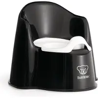 BabyBjörn Potty Chair -pottatuoli, mustavalkoinen