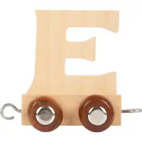 Small Foot - Wooden Letter Train - E - 12 pieces