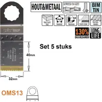 Cmt Upotussahanterä CMT OMS13-X5 Extra-Long Life; 5 kpl.