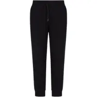 Armani Exchange for man. XM000373AF10818UC001 Jogger Logo Back Trousers black (S), Casual, Sport, Cotton, Running, Sportswear, Multispor