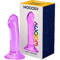 Wooomy Mooosy - Jelly Dildo imukupilla, sileä, ergonomisesti muotoiltu, vesitiivis