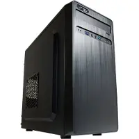 LC-Power LC-2017MB-ON, Micro Tower, PC, Musta, mikro ATX, Mini-ITX, Metalli, Muovi, Pelaaminen